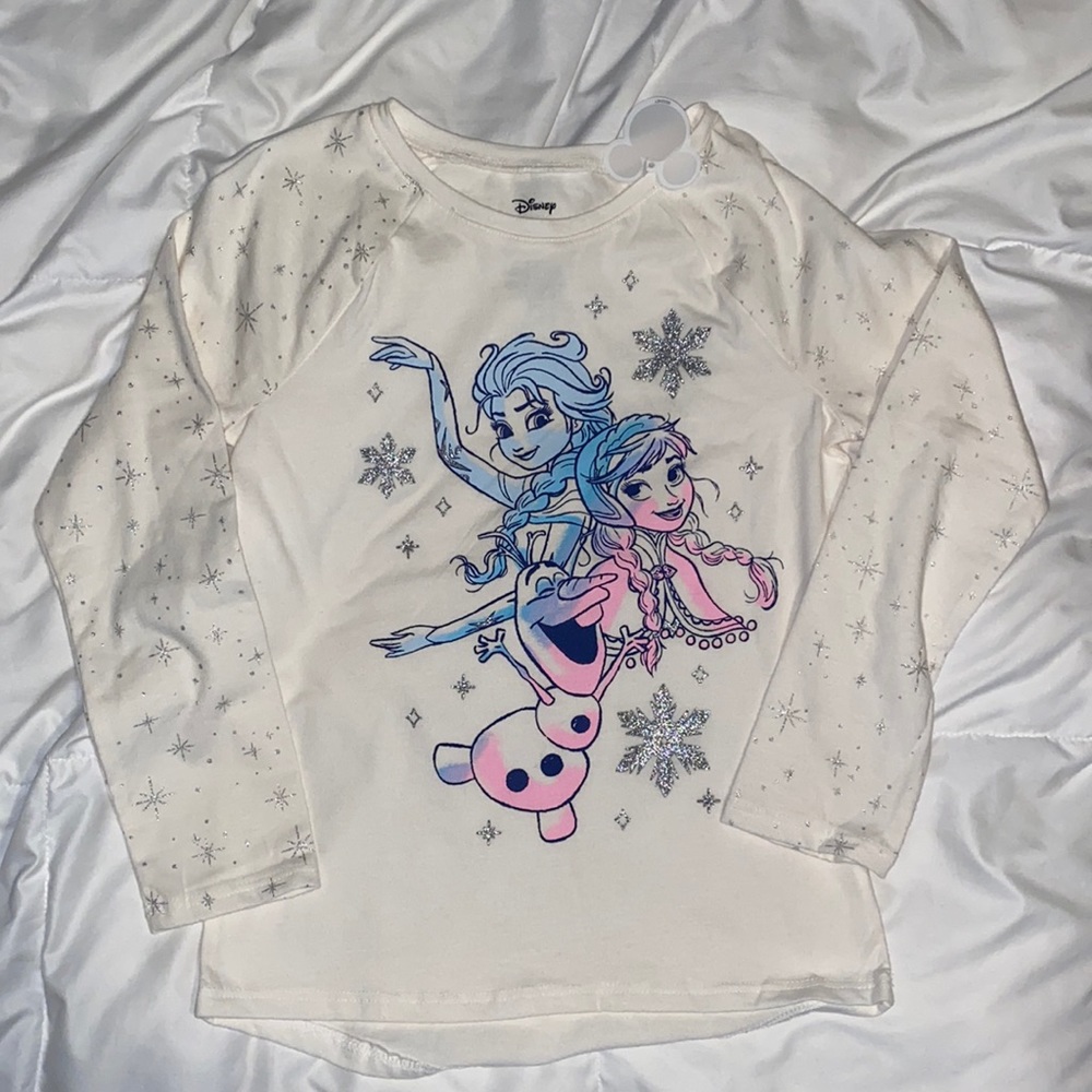 Disney Frozen Long Sleeve Shirt Size 6